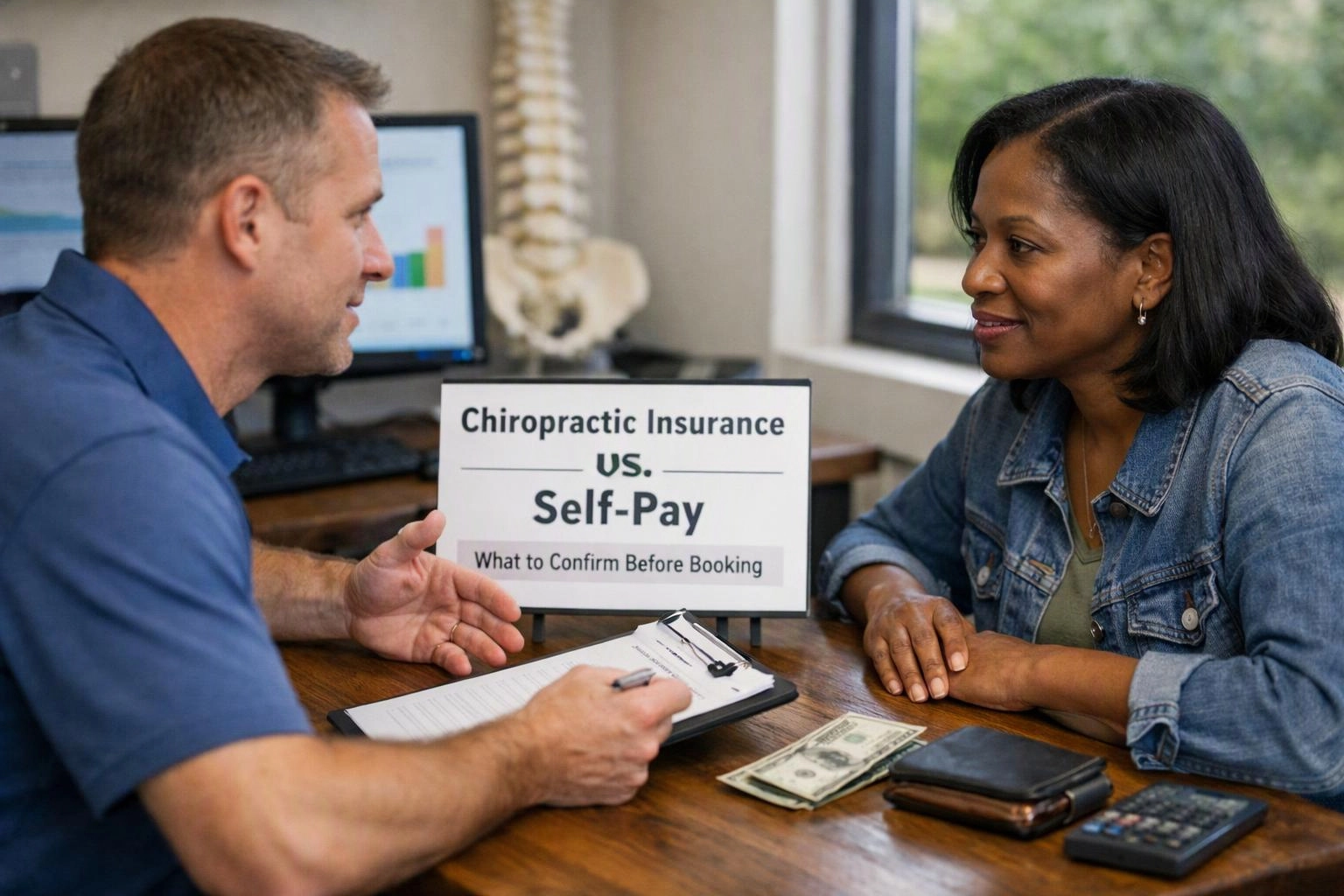 Chiropractic Insurance vs. Self-Pay: What to Confirm Before Booking