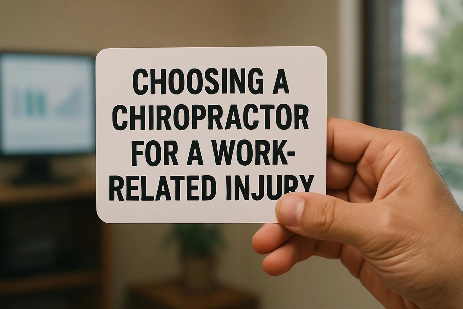Choosing a Chiropractor for a Work-Related Injury